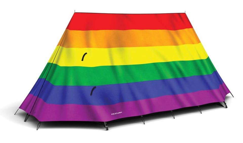 Rainbow tent
