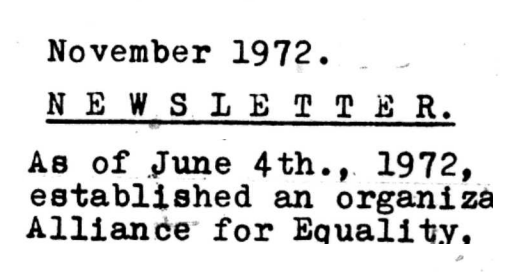 1972 GAE Newsletter Clip