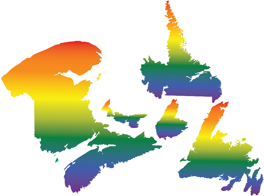 rainbow map of atlantic canada