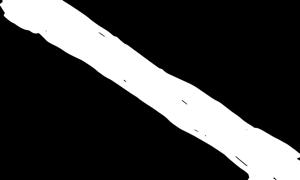 Diagolon flag- black with a white handpainted diagonal bar