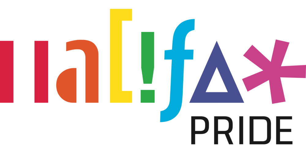 stylized letters for Halifax, i is an exclamation mark, a is a triangle, x is a star in rainbow