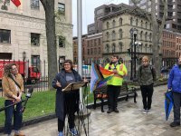 IDAHOBIT flag raising